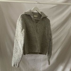 Wilfred Free wool-blend Half-Zip Sweater